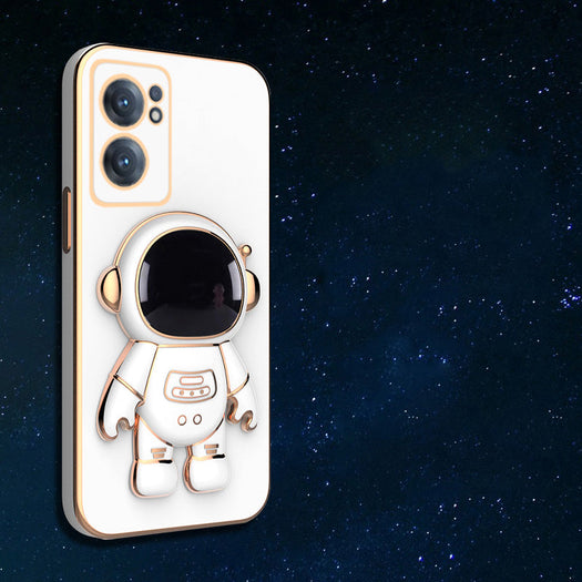 Astronaut Luxurious Gold Edge Back Case For OnePlus Nord CE 2
