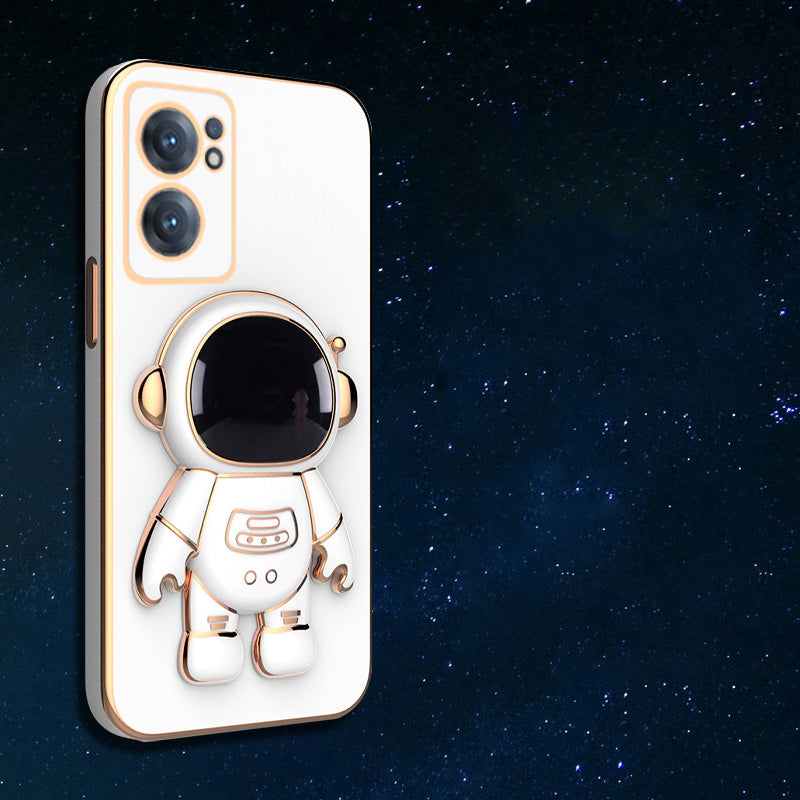 Astronaut Luxurious Gold Edge Back Case For OnePlus Nord CE 2