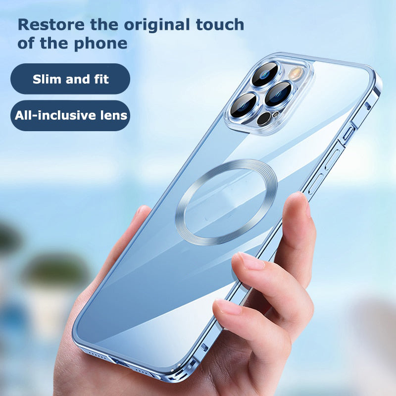 Premium Frosted Panel Armor Metal Lens Bumper Back Case for iPhone 13
