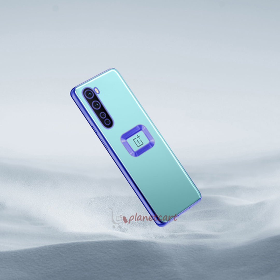 Premium Electroplated Luxury Square Silicon Clear Logo Cut Camera Protection Back Case Cover For Oneplus Nord