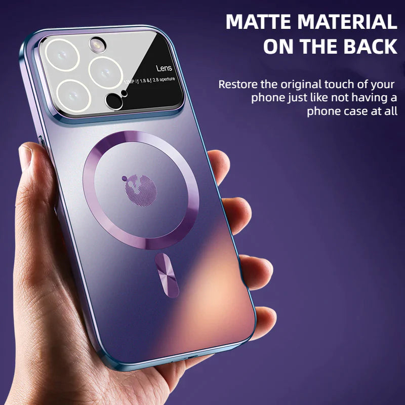 Luxury AG Nano Matte Magnetic Case For iPhone