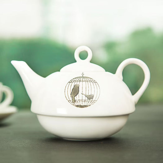 Porcelain Tea Pot Cup With Saucer