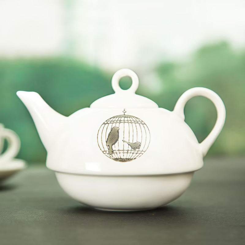 Porcelain Tea Pot Cup With Saucer