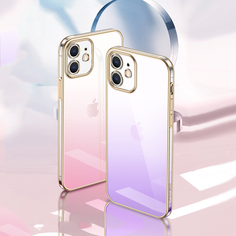 Premium Gradient Slim Soft Back Electroplated Glossy Bumper Case Cover for iPhone 11