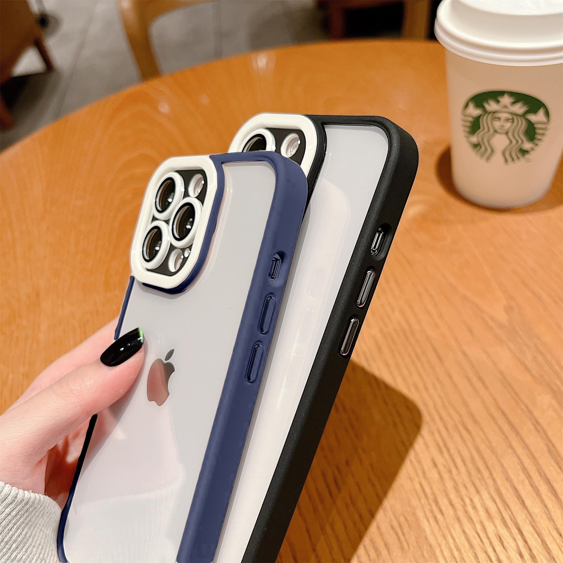 Premium Transparent Silicone Shockproof Camera Lens Protection Armor Bumper Back Case  for iPhone 14
