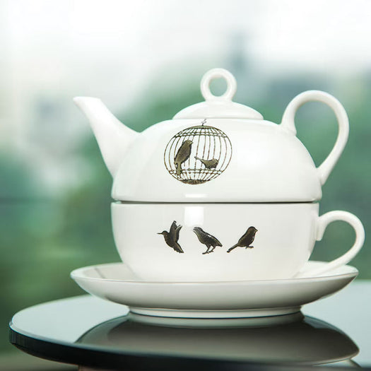 Porcelain Tea Pot Cup With Saucer
