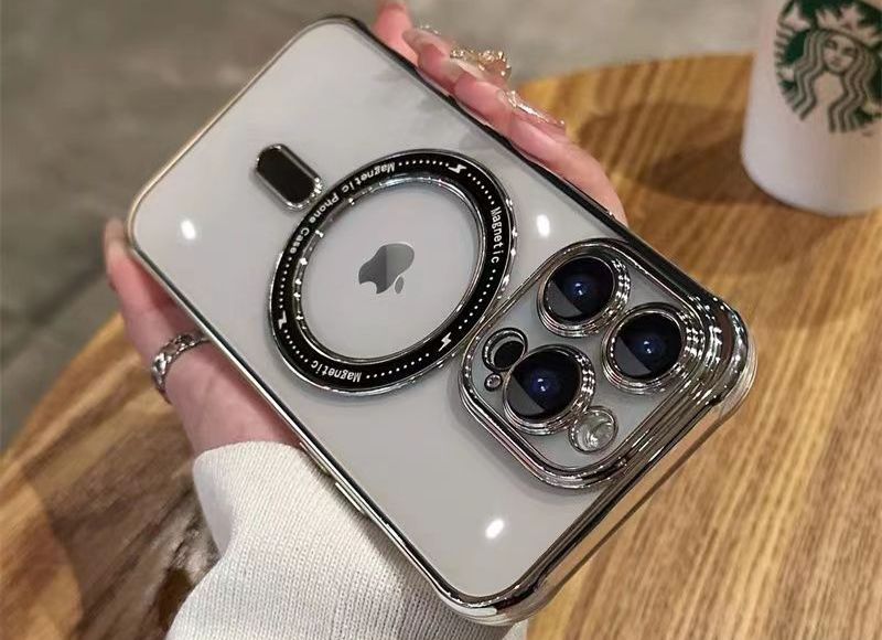 Premium Clear Poly-carbonate Case With Magsafe For iPhone 14