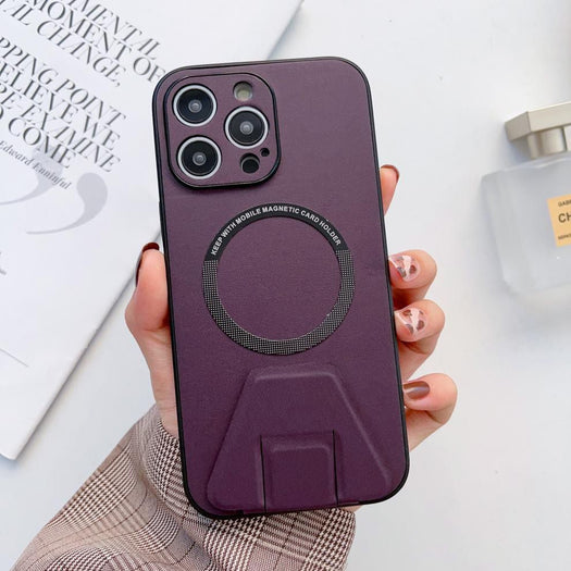 Luxury Leather Look Magsafe Case For iPhone 13