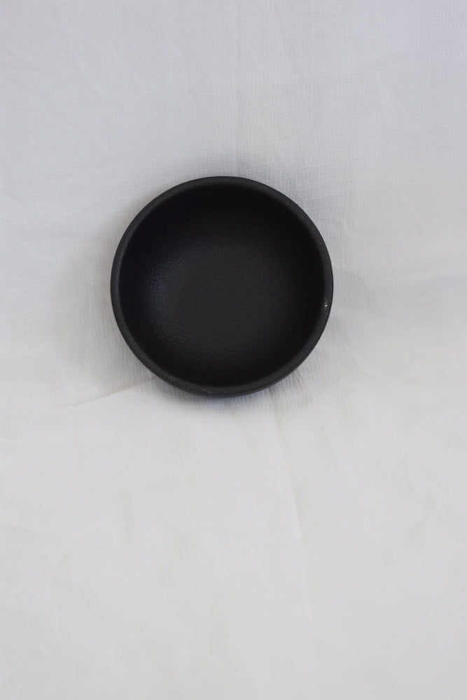 Ariane Dazzle Black Vital Coupe Solid Ceramic Bowls 9 Cm - Set Of 2