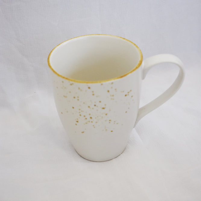 White Vellum Ceramic 300 ML Coffee Mugs
