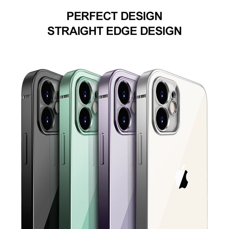 The Luxury Square Silicon Clear Case With Camera Protection For iPhone 13 Pro Max - planetcartonline