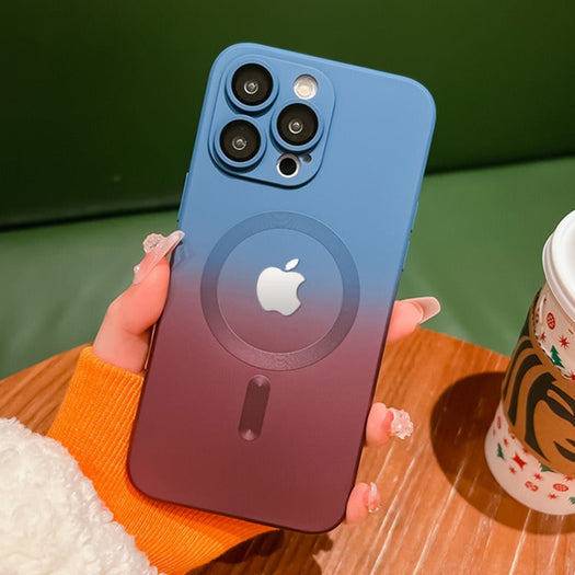 Premium Matte Polycarbonate Multicolour Case With Logo For iPhone 14 Pro Max