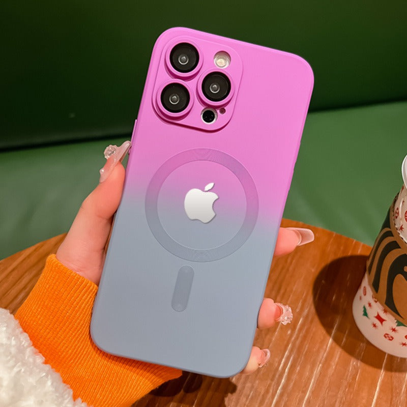 Premium Matte Polycarbonate Multicolour Case With Logo For iPhone 14 Pro