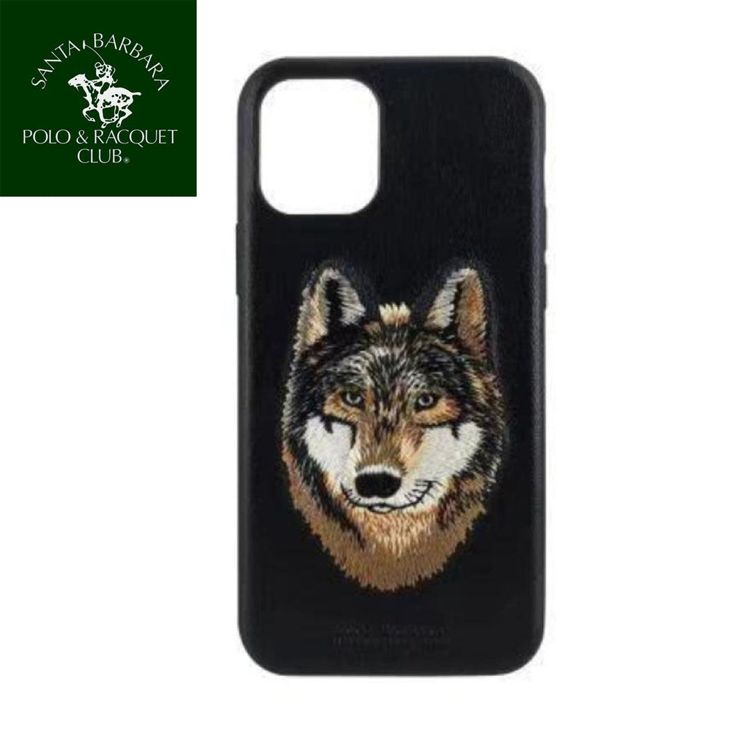 SANTA BARBARA POLO & RACQUET ® IPHONE 11 SERIES SAVANA SERIES GENUINE LEATHER CASE (Wolf)
