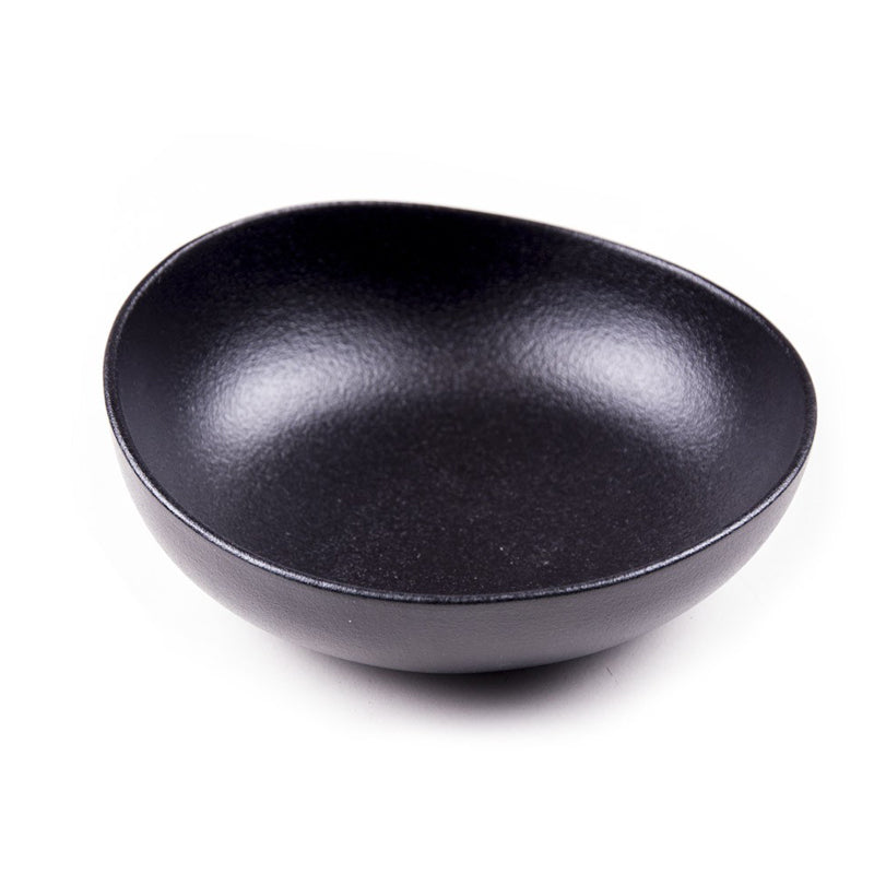 Ariane Dazzle Black Vital Coupe Solid Ceramic Bowls 18 Cm - Set Of 2
