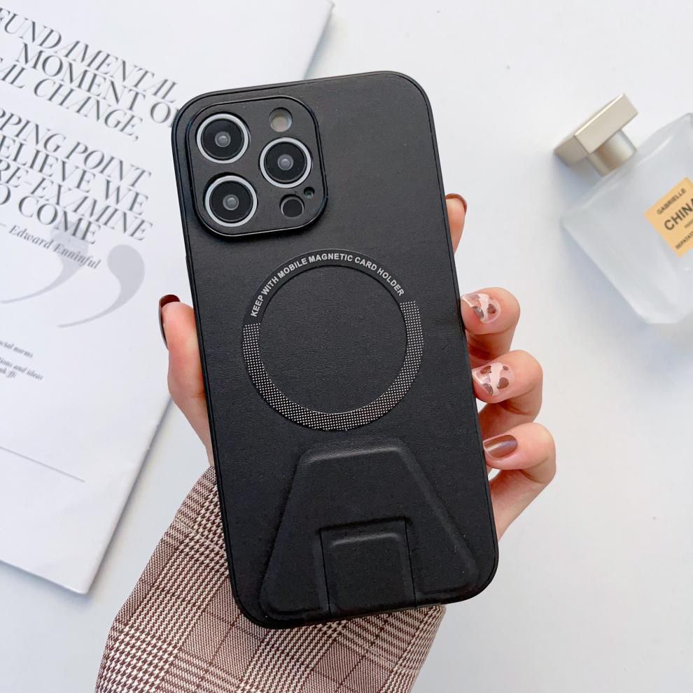 Luxury Leather Look Magsafe Case For iPhone