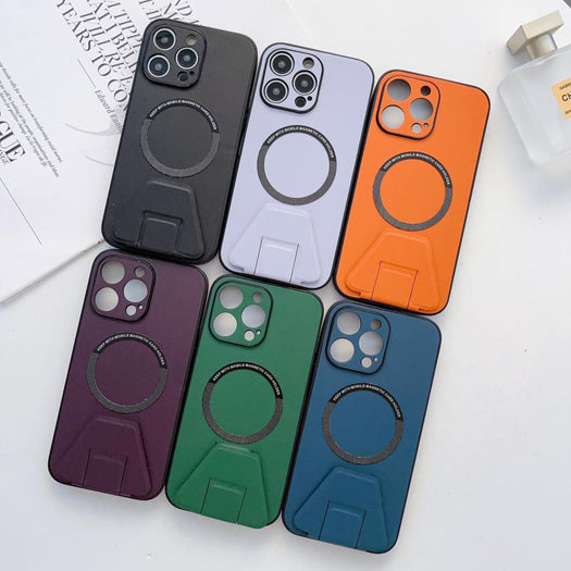 Luxury Leather Look Magsafe Case For iPhone 13 Pro