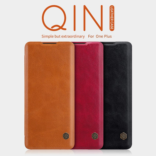 Nillkin Qin Leather Flip Case For Oneplus 7