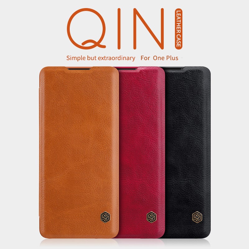 Nillkin Qin Leather Flip Case For Oneplus 7 Pro