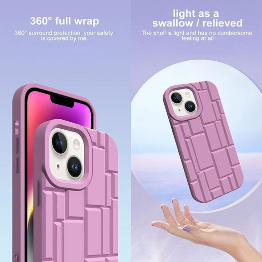 3D Silicone High Elastic Line Stripe Design Case For iPhone