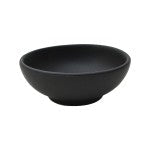 Ariane Dazzle Black Vital Coupe Solid Ceramic Bowls 9 Cm - Set Of 2