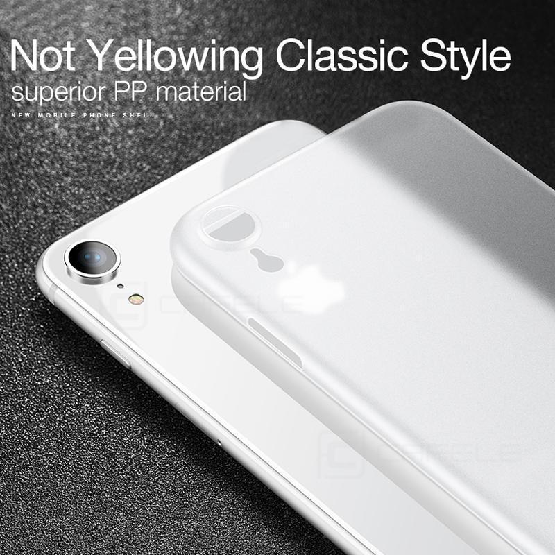 iPhone XR Luxury Ultra Thin Smooth Matte Case - Planetcart