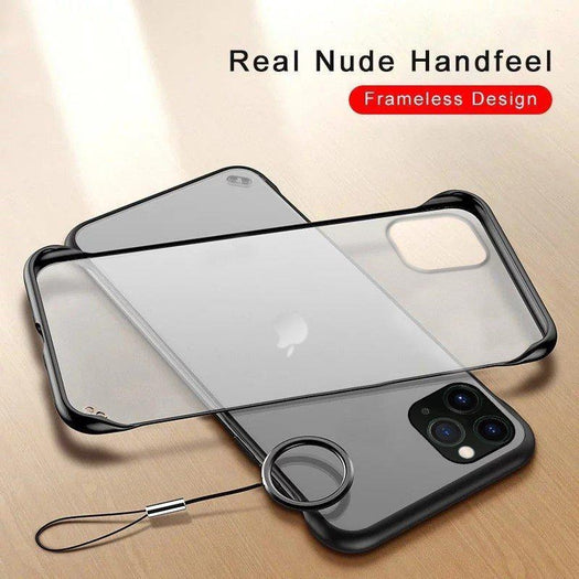 Frameless Semi Transparent Finger Ring Case For iPhone 11 Pro - Planetcart