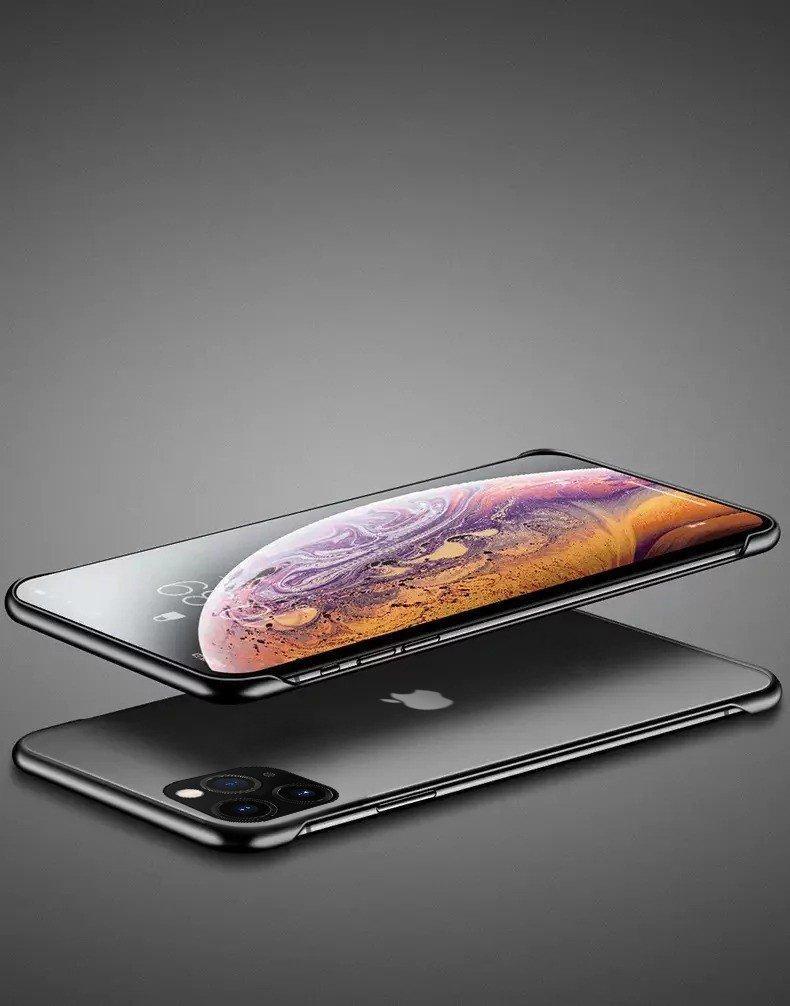 Frameless Semi Transparent Finger Ring Case For iPhone 11 Pro - Planetcart
