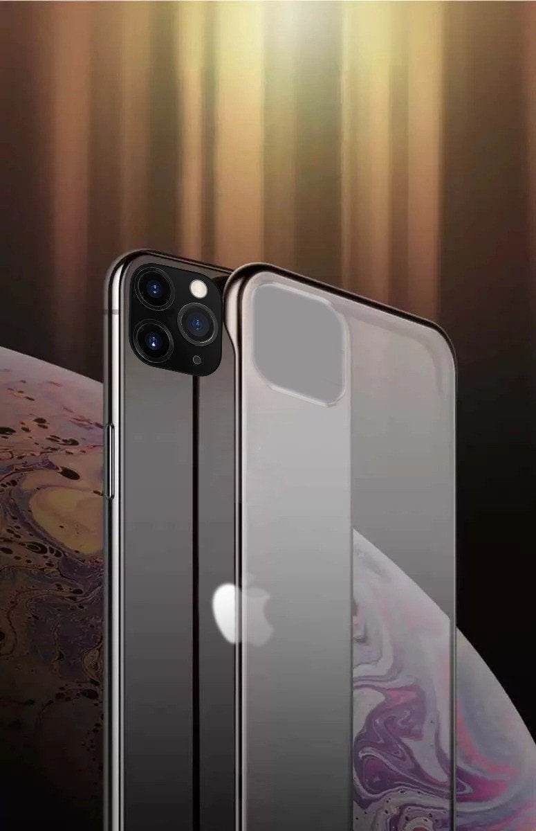 Frameless Semi Transparent Finger Ring Case For iPhone 11 Pro - Planetcart