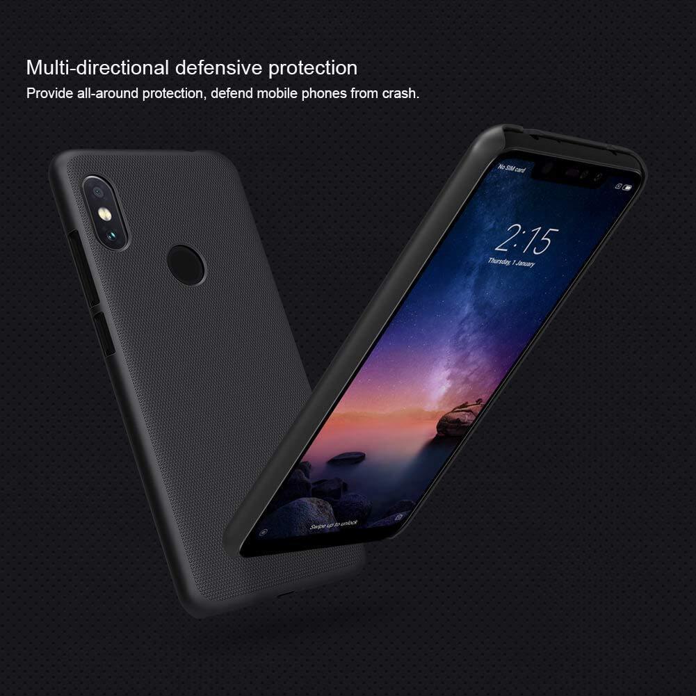 NILLKIN ® MI REDMI NOTE 6 PRO SUPER FROSTED SHIELD BACK CASE - Planetcart