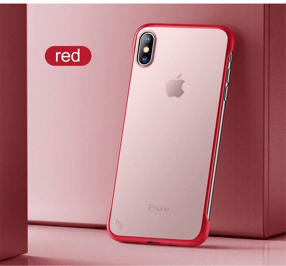 Frameless Semi Transparent Finger Ring Case For iPhone Xs Max - Planetcart